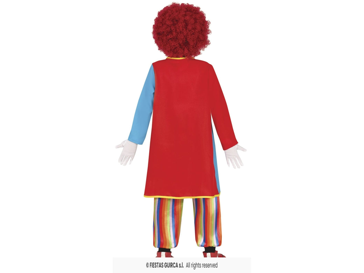Costume clown flowy 3-4 anni