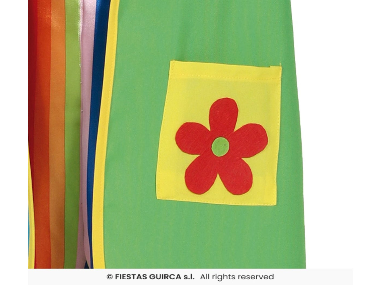 Costume clown flowy 3-4 anni