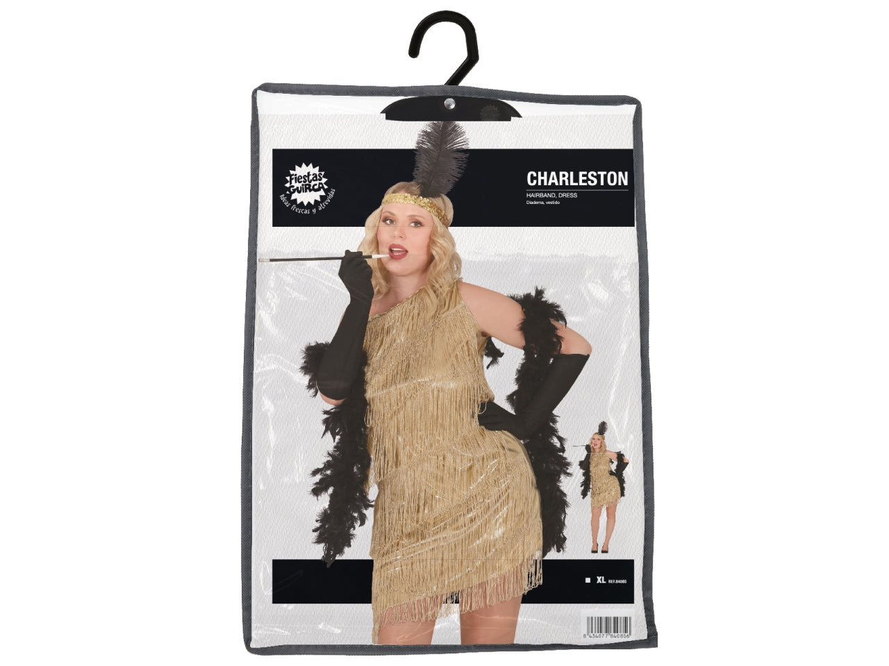 Costume adulto charleston oro taglia 44-46