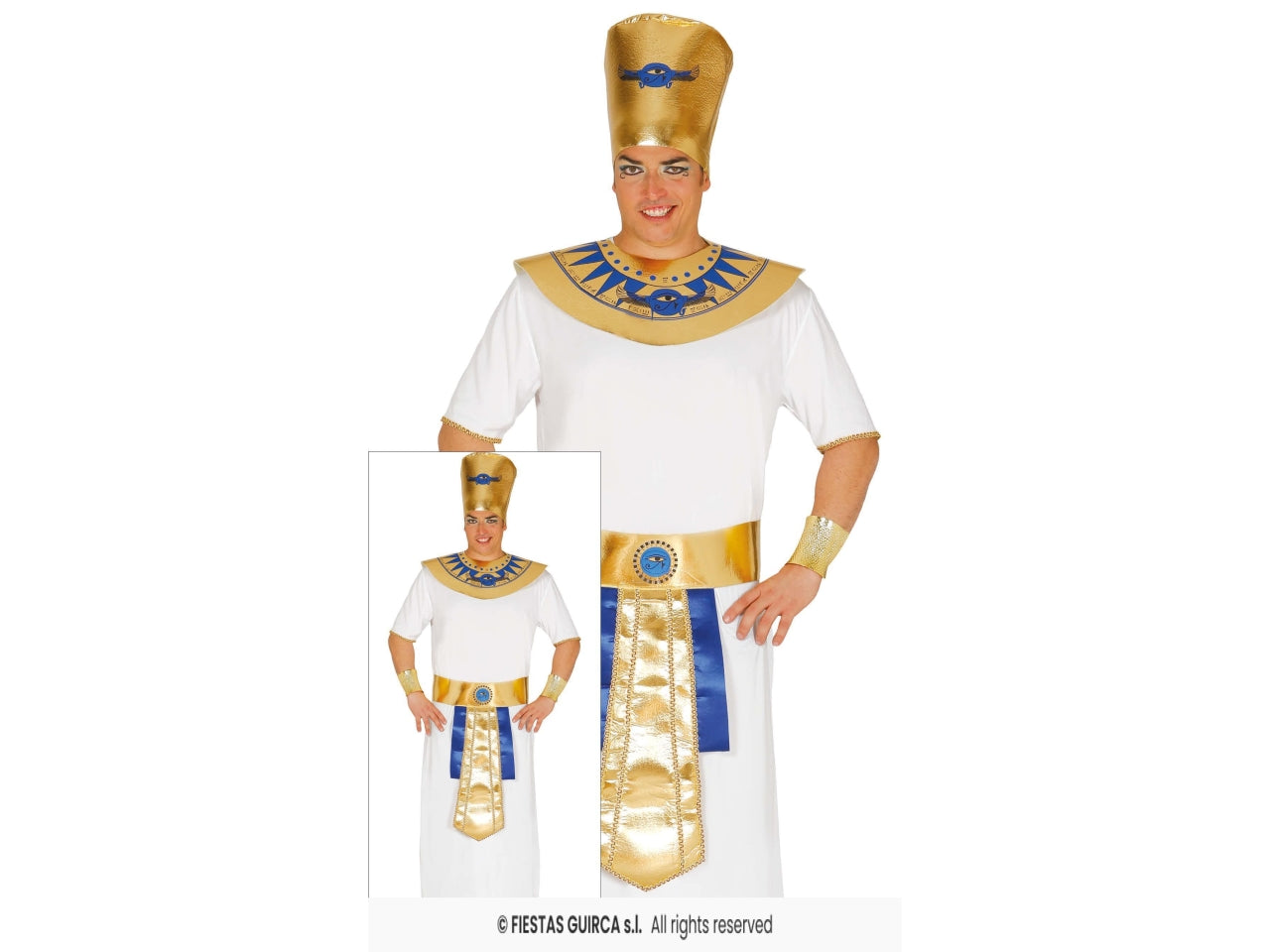 Costume faraone adulti taglia xxl 56-58