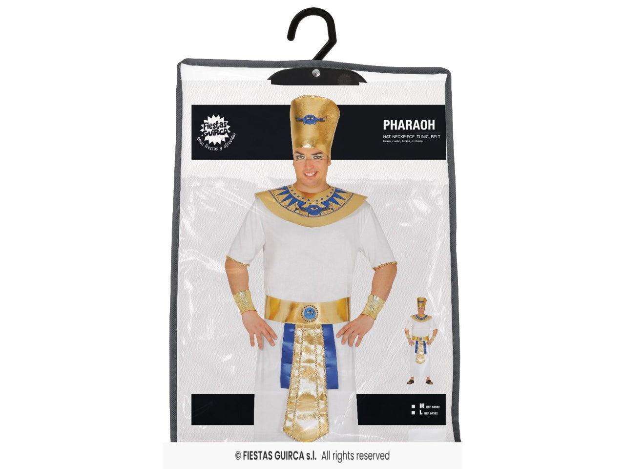 Costume faraone adulti taglia xxl 56-58