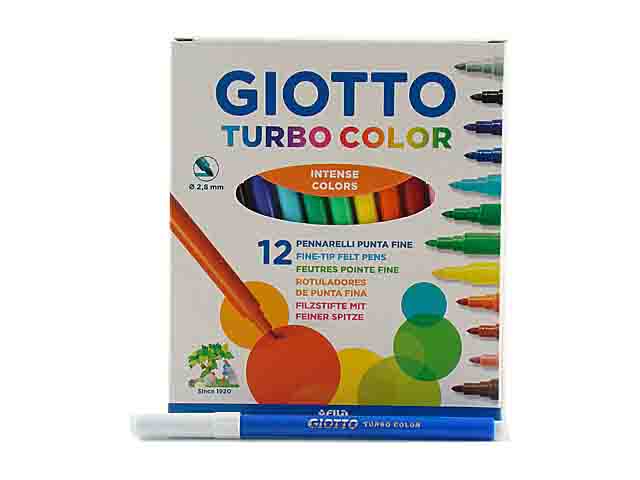 Pennarelli turbo giotto lavabili 12 pezzi 4