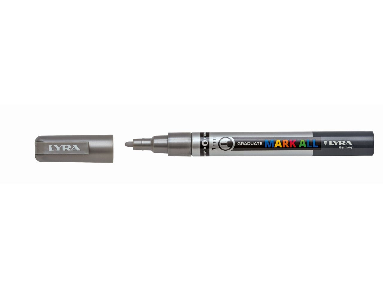 Marcatore lyra graduate mark all misura 1mm colore argento