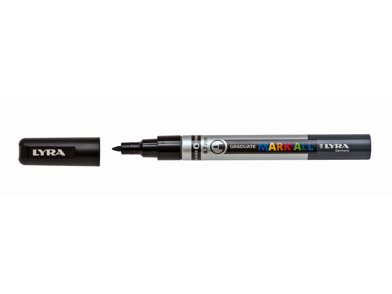 Marcatore lyra graduate mark all misura 0,7mm colore nero