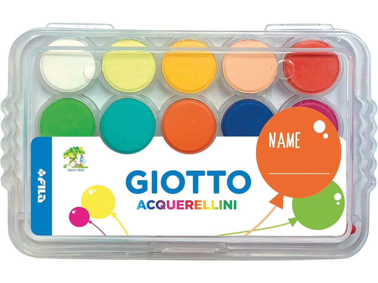 Giotto Party Gift, Set Acqurelli per feste di compleanno, 3 +