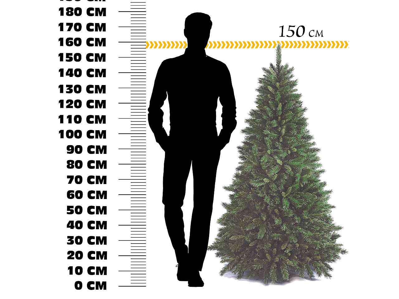 Albero di natale newtiffany 150cm d.86cm 438 rami montaggio a gancio pvc