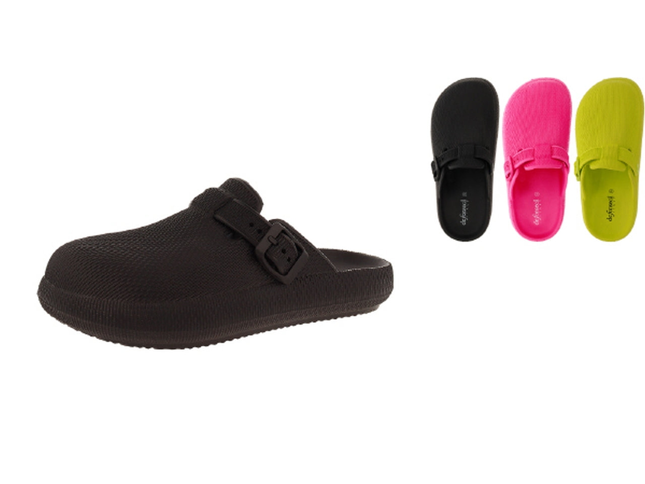 Sandalo da donna in plastica,colori assortiti, taglie dalla 36 alla 41 - De Fonseca