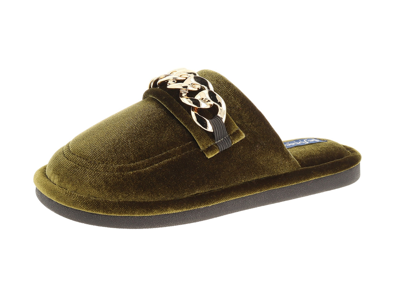 Pantofola donna 36/41 bitaglia verde