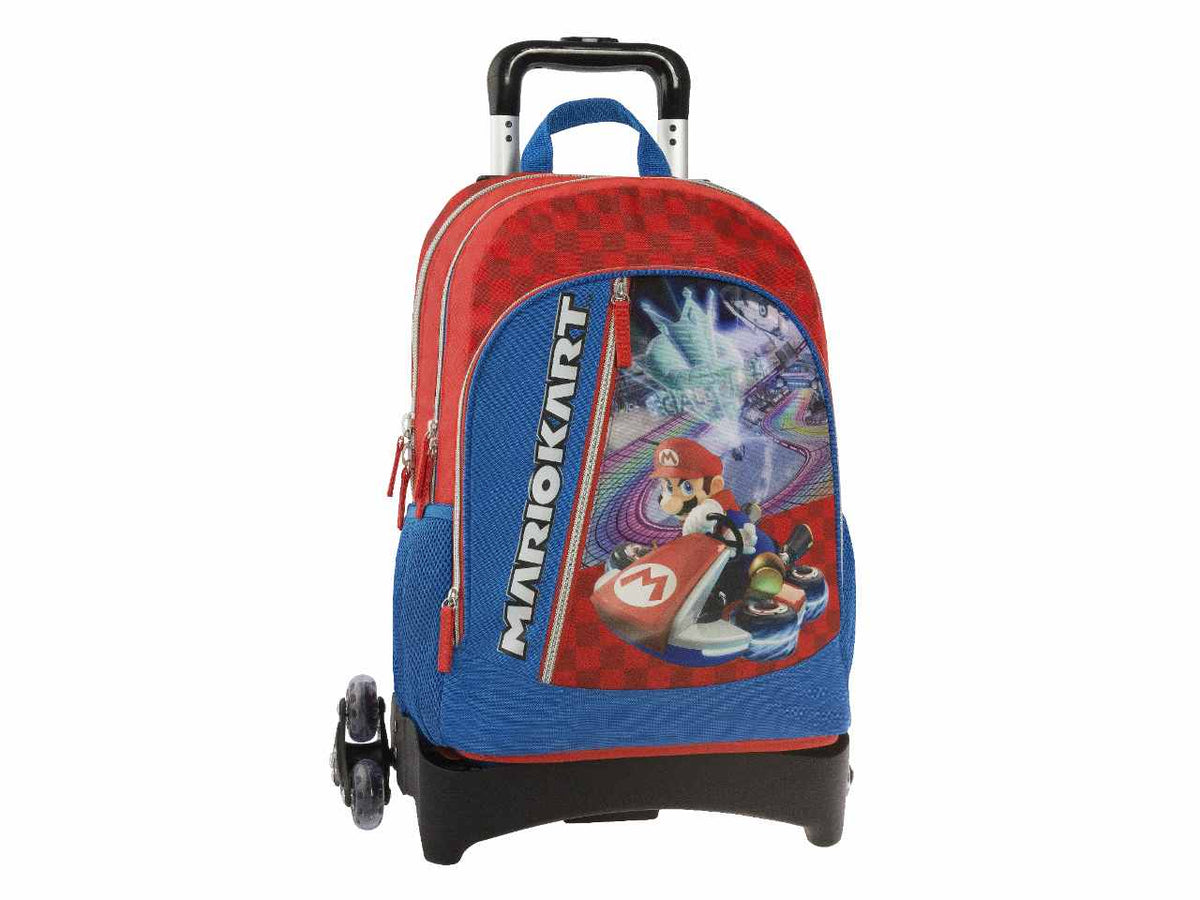 Zaino organizzato con trolley staccabile new mariokart$