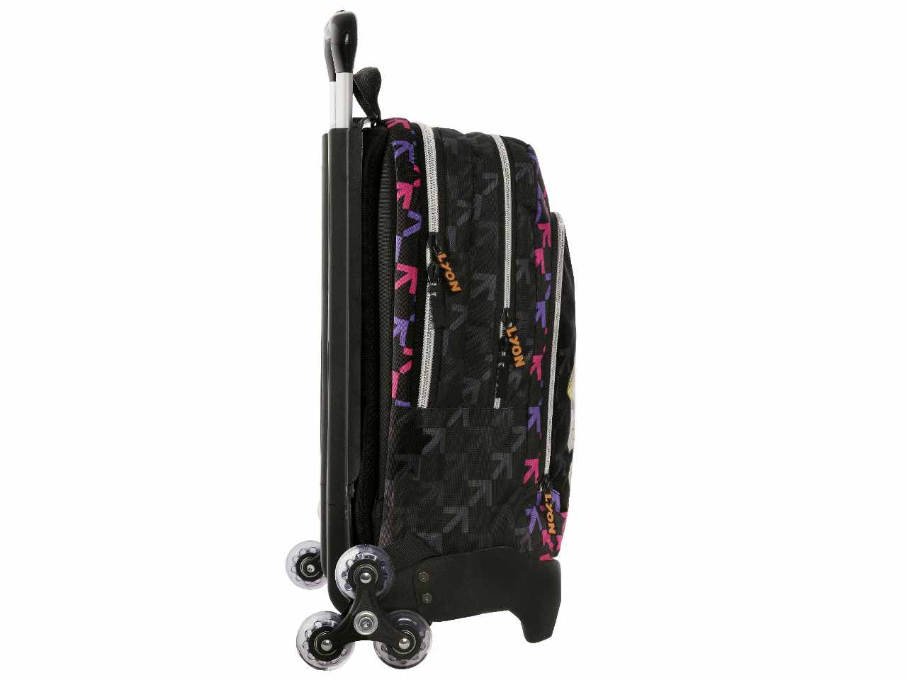 Zaino organizzato trolley staccabile new lyon gamer + anna$