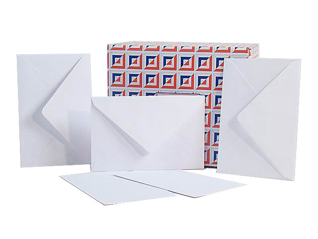 Biglietti e buste opalina carta opaca bianco 9x14 cm - FTC Cartotecnica