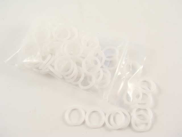 Busta 100 anelli plastica 19/25 55103