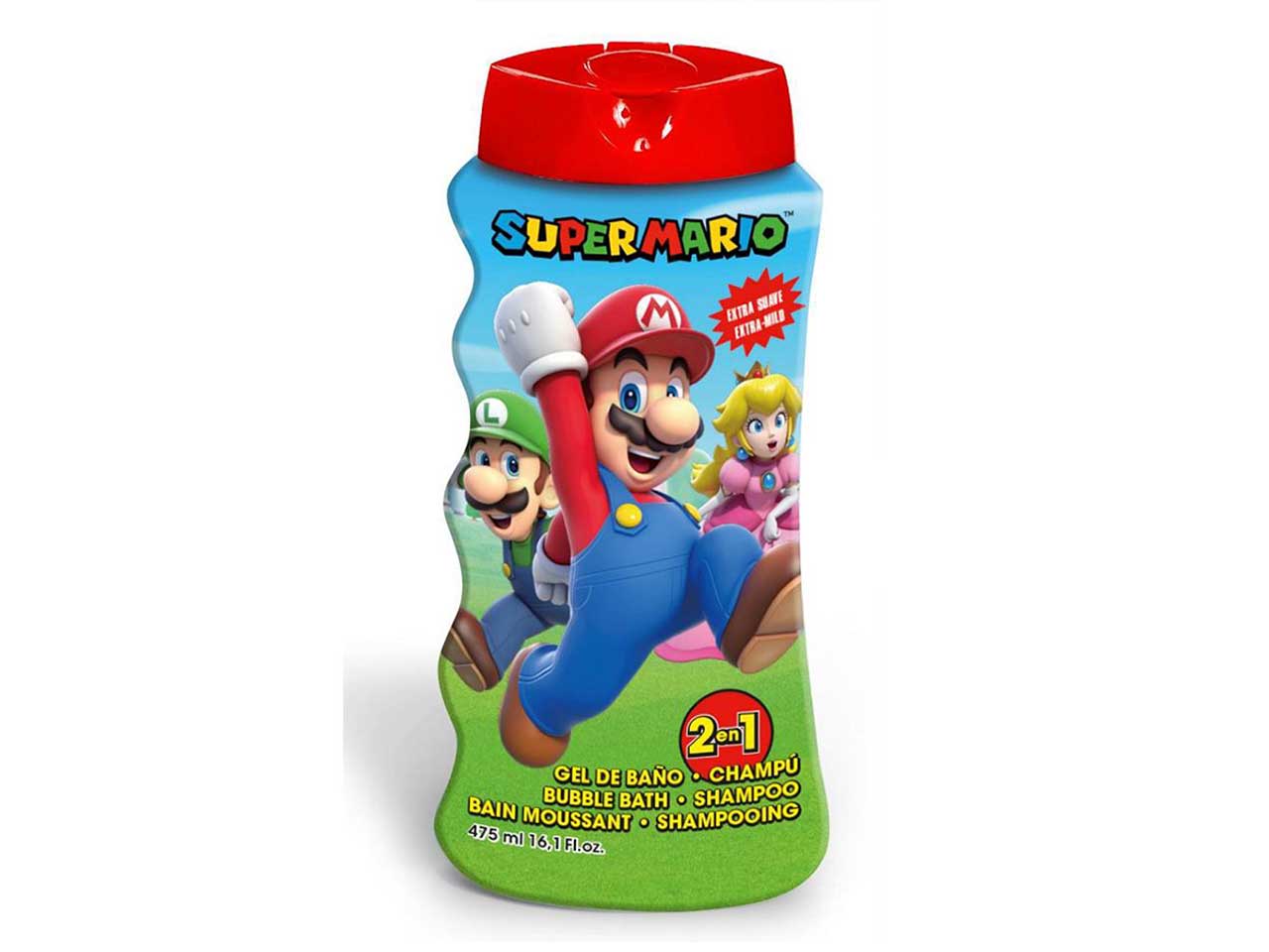Super mario doccia shampoo 2 in 1 475ml