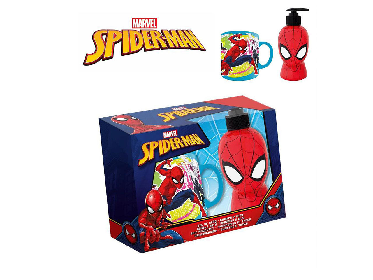 Spider-man confezione regalo tazza
