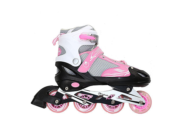 Pattini in linea firewheel colore rosa misura 30/33