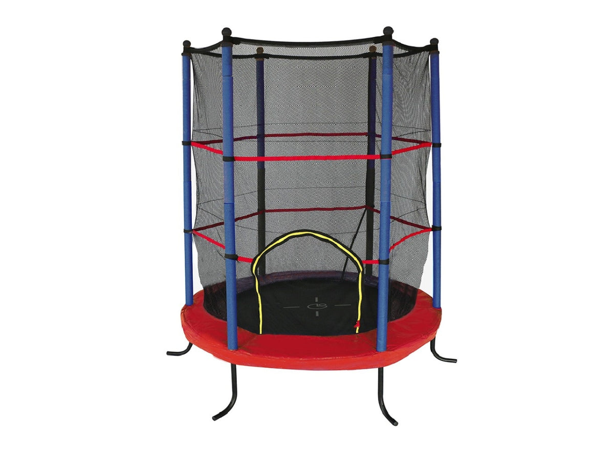 Trampolino COMBI XS per esterno, rete di protezione inclusa diam. 140 cm.