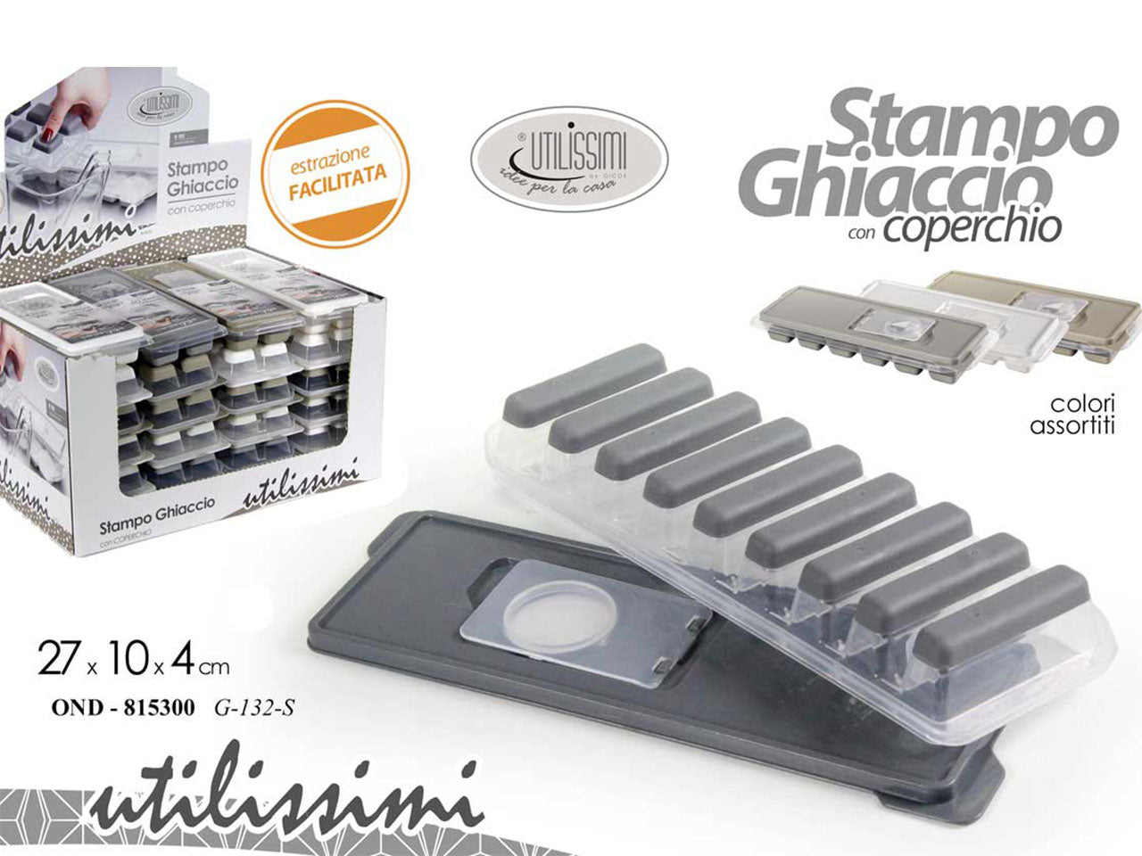 Vaschetta p.ghiaccio 10x27x3,8 815300