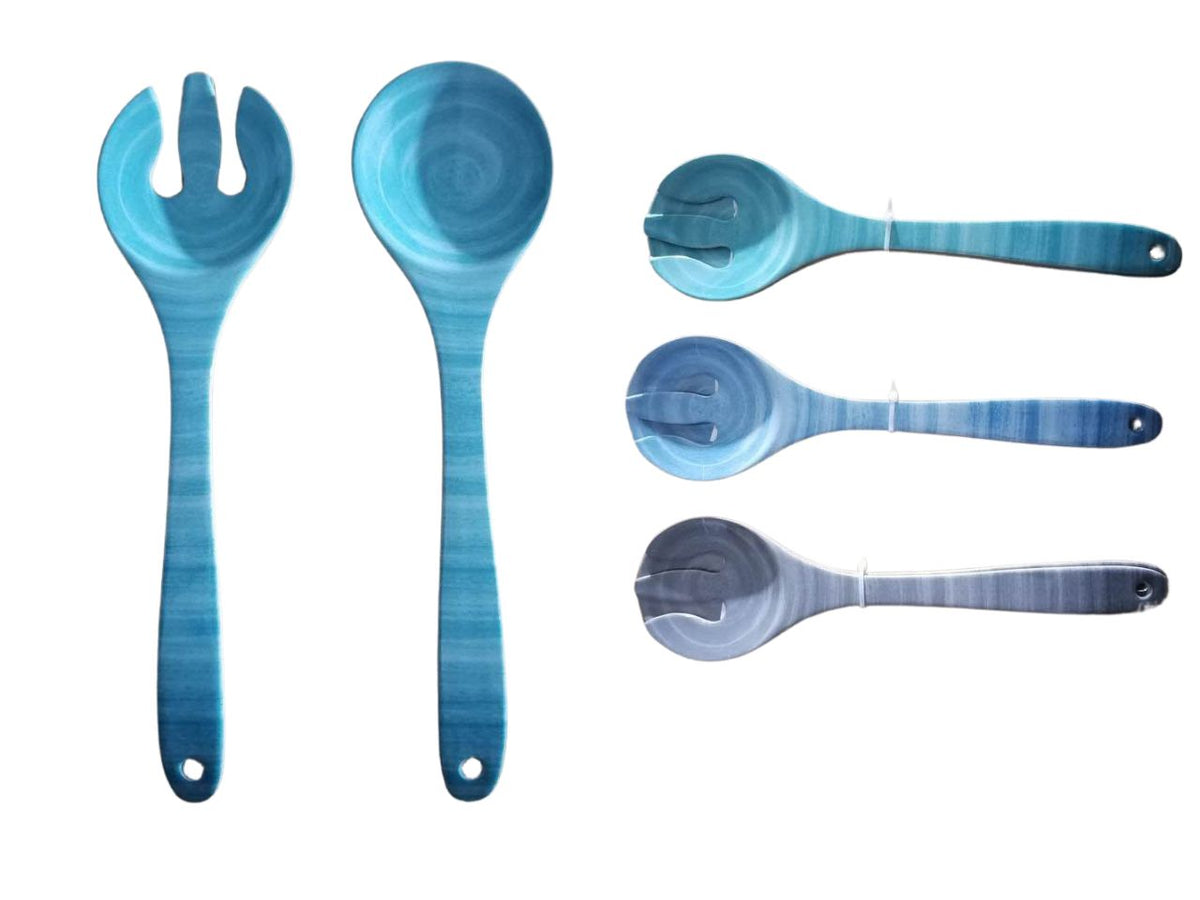 Set da 2 posate in melamina stile marinaro da 32,5 cm - Utilissimi