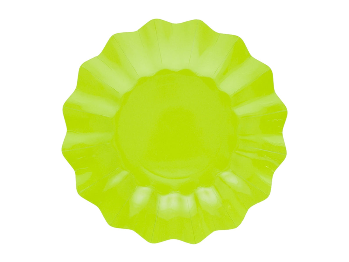 Piatti new shape 27cm lime - la confezione contiene 8 piatti
