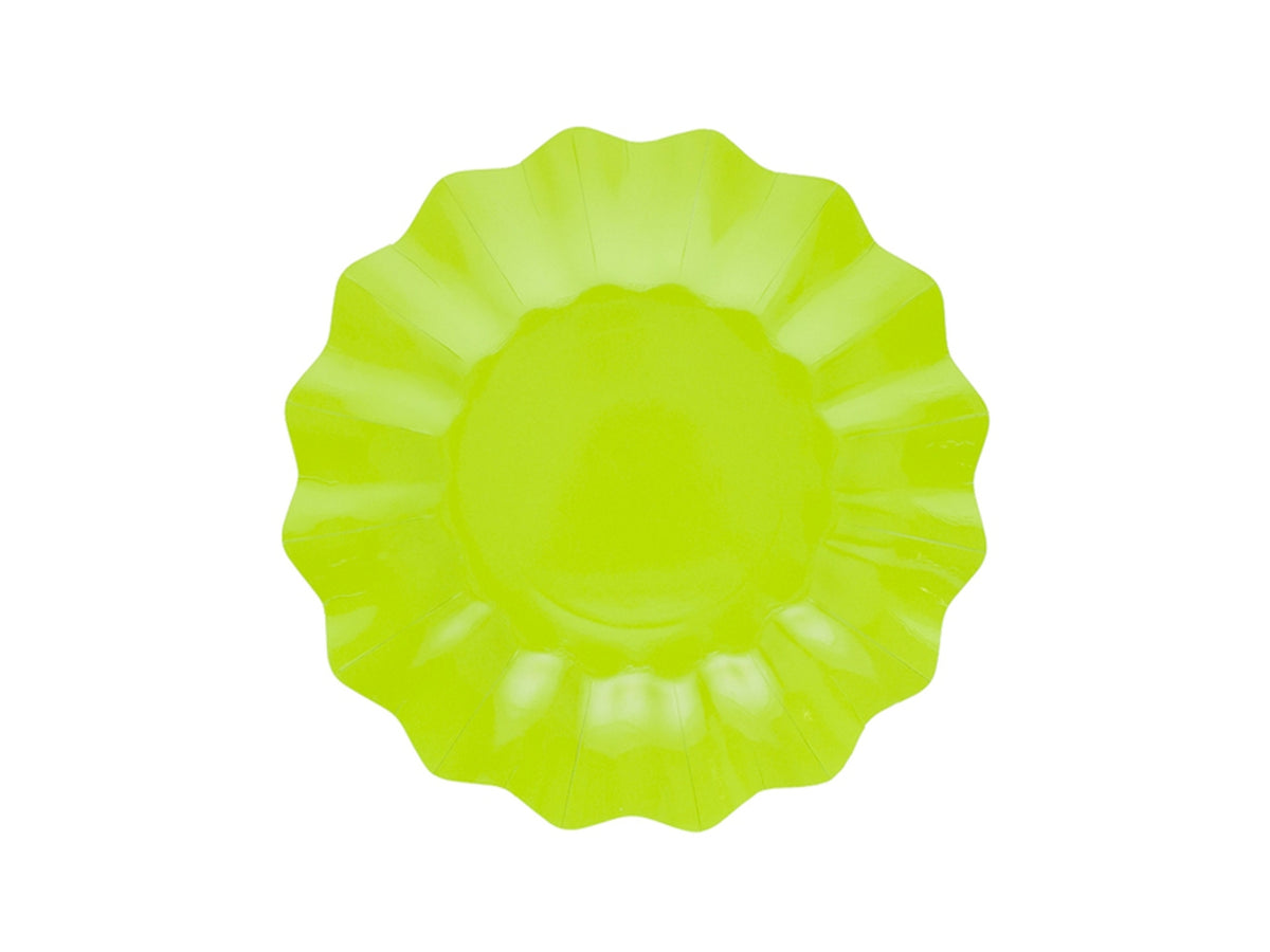 Piatti new shape 21cm lime - la confezione contiene 8 piatti