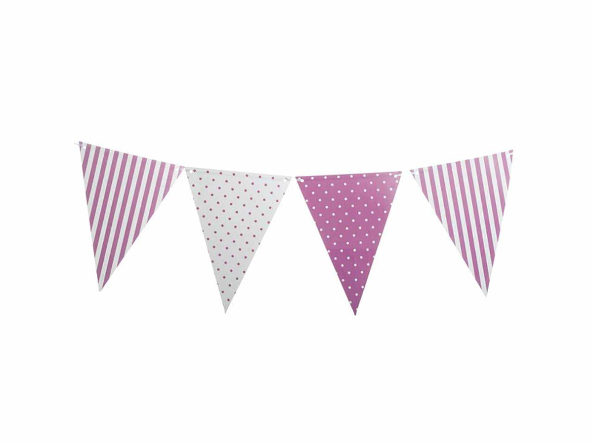 Bandierina in carta malva 3,6mt41162