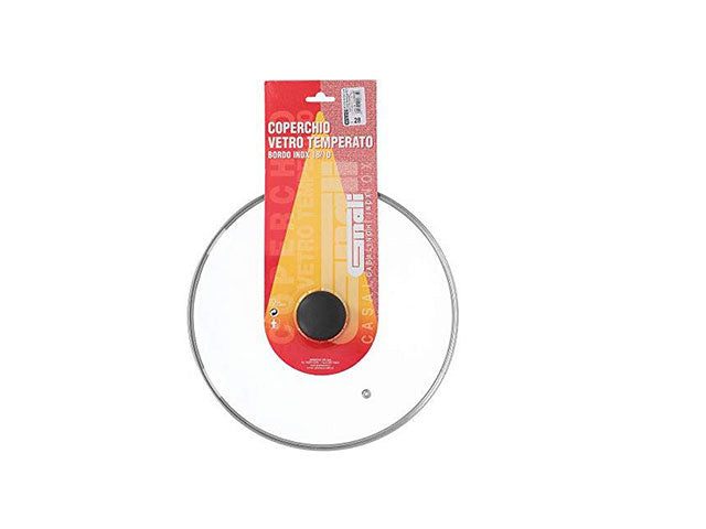 Coperchio vetro temperato 28cm cov28pc