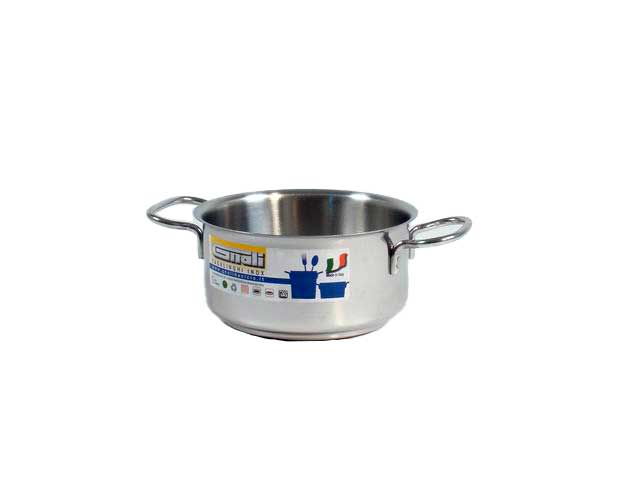 Casseruola fonda 14cm 2 manici c214