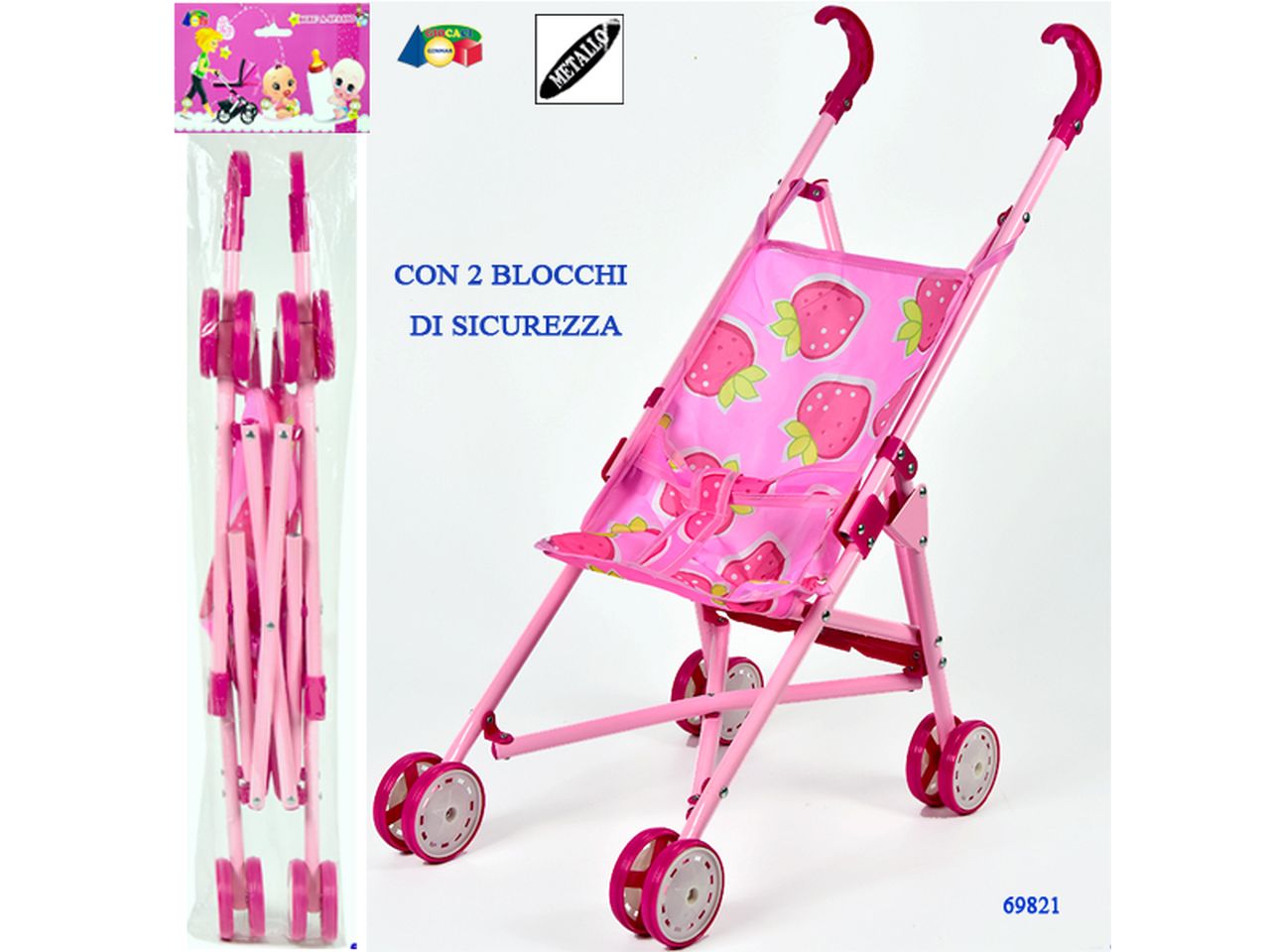 Passeggino piegh.met.in busta 69821