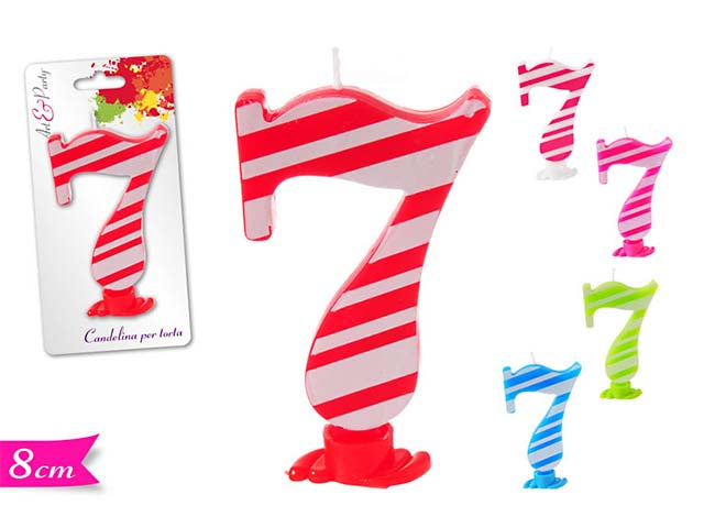 Candelina numerale "7" 565267