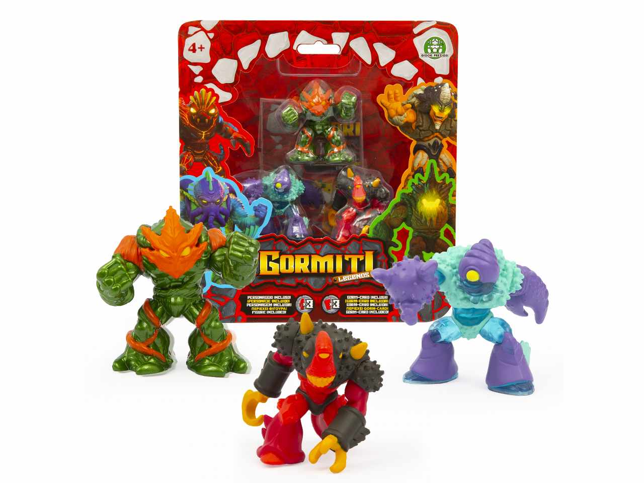 Gormiti legends pers.3 pezzi grl29000 $