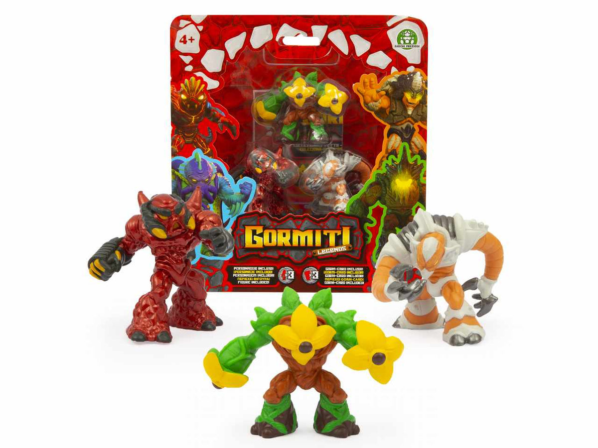 Gormiti legends pers.3 pezzi grl29000 $