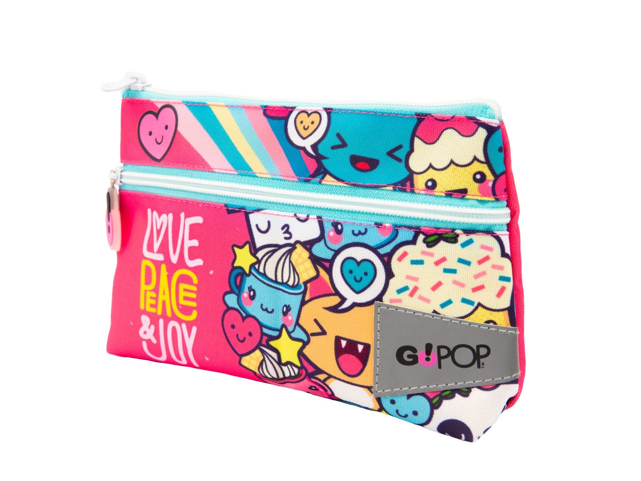 Gopop 23 max bustina con 2 zip love&peace$