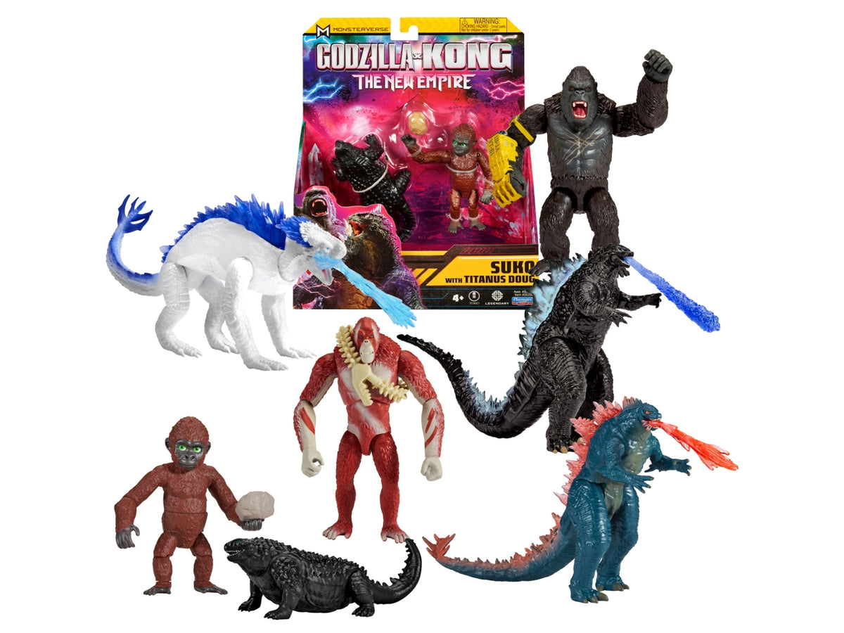 Godzilla x kong personaggio base - disponibile in vari assortimenti $