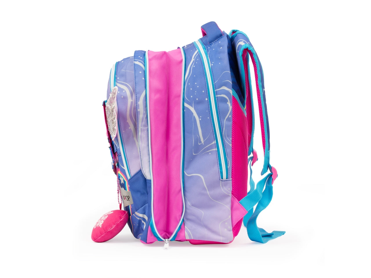 Zaino Estensibile GO POP Round Per Bambine, 3 Scomparti E Tasche Interne, Schienale E Spallacci Imbottiti, Con Fascia Personalizzata E Pop Up, Per Scuole Elementari e Medie - Giochi Preziosi