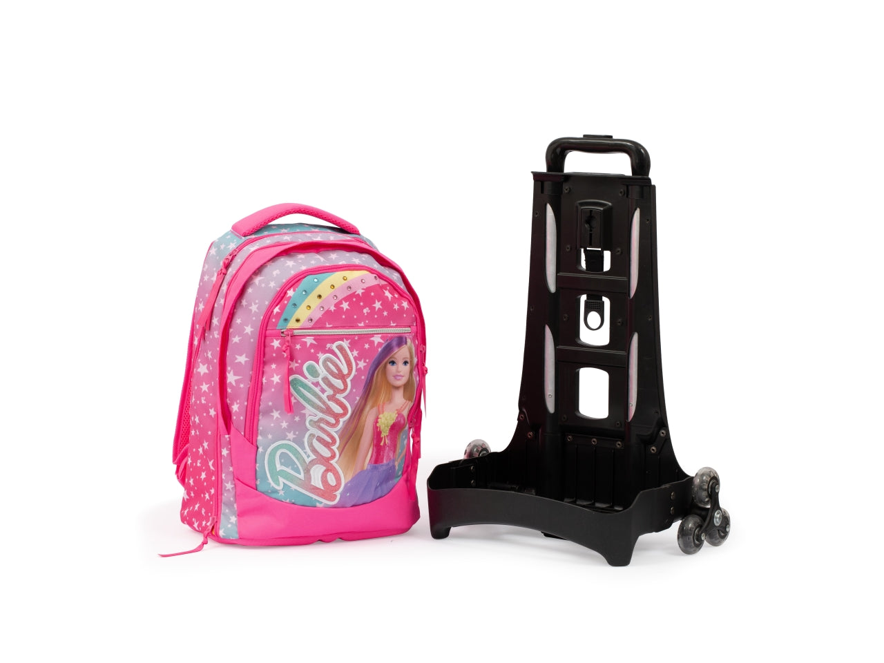 Barbie24 zaino trolly estensibile, multicolor, Made in Italy - Giochi Preziosi