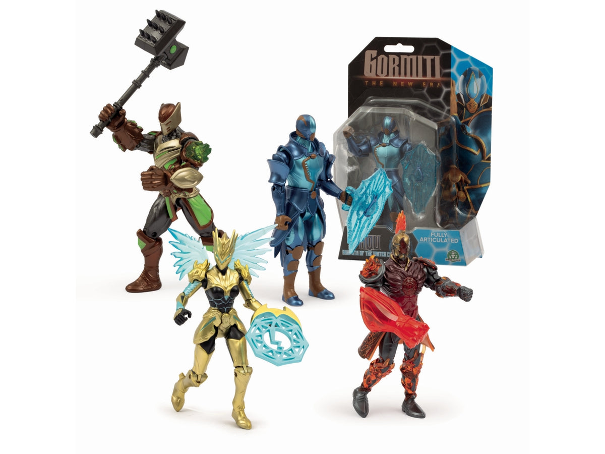 Gormiti the new era gormiti con arma 15cm - action figure 15cm - Giochi Preziosi - assortiti venduti singolarmente