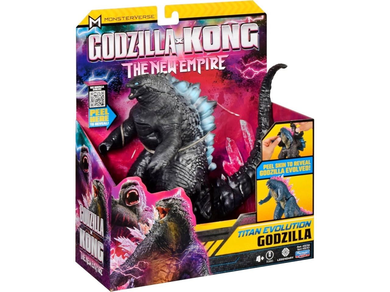 Godzilla x kong godzilla deluxe 16cm titan evolution - Godzilla alto 16 cm articolato. Grazie alla pelle in gomma - Giochi Preziosi $