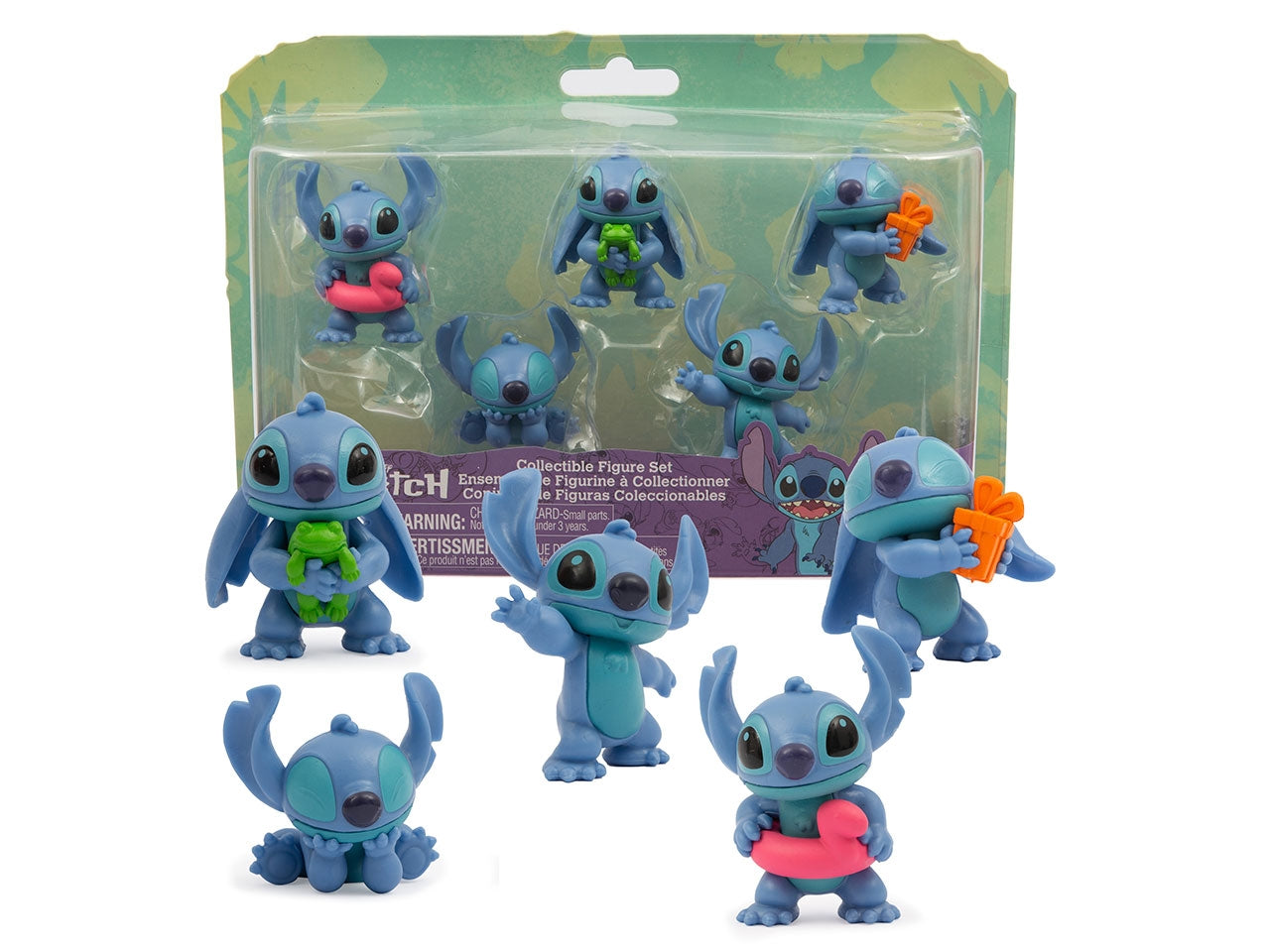 Stitch pack 5 personaggi deluxe - Set deluxe composto da 5 mini personaggi di Stitch con - Giochi Preziosi