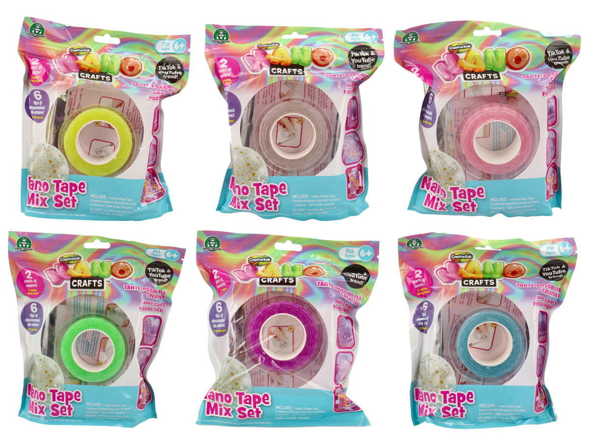 Nano craft nastri nano tape - Lâarticolo perfetto per chi è alle prime armi e vuole - Giochi Preziosi, Adatto per 6+ | Giochi Preziosi $