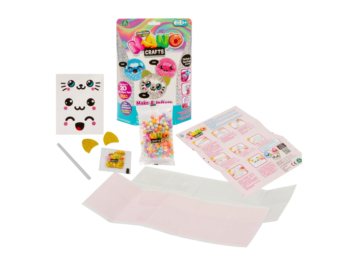 Nano craft nano buddies gonfiabili kit base - Questo kit permette di creare fino a 20 âbolleâ- Giochi Preziosi $