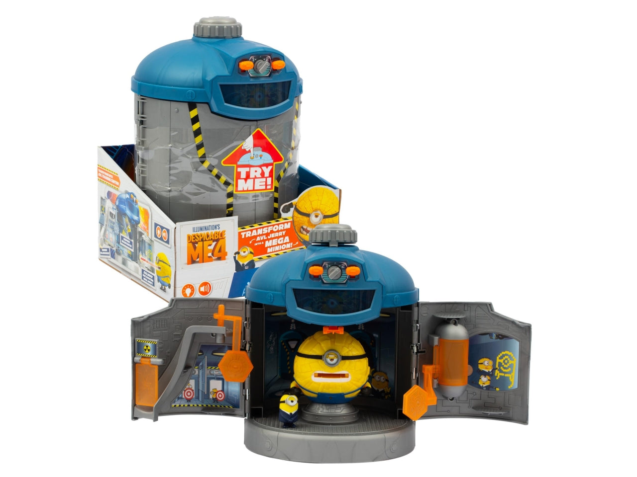 Minions camera di trasformazione - Camera di trasformazione Cattivissimo Me 4 Mega Minions. Trasforma AVL - Giochi Preziosi $