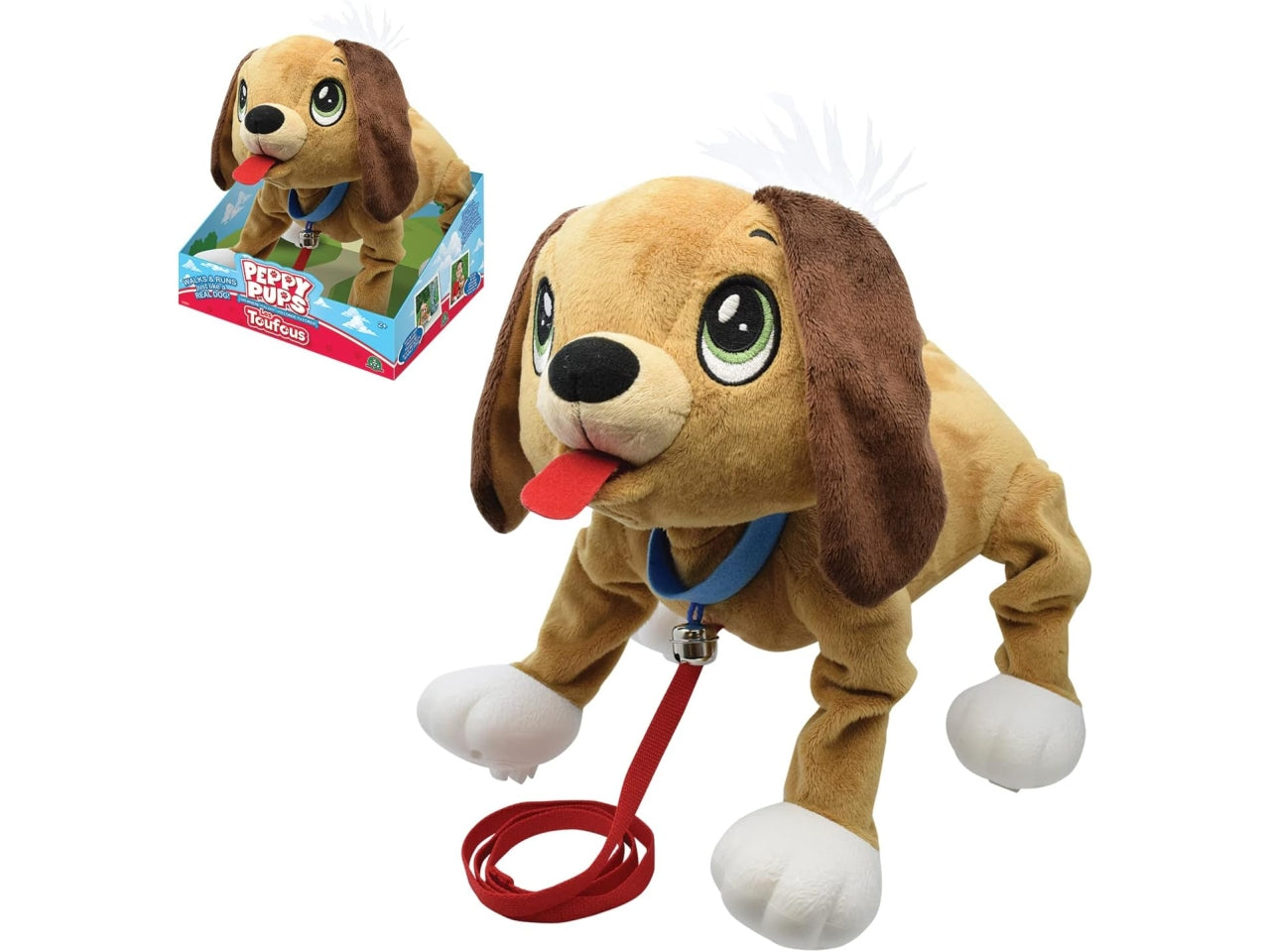 Peppy pups brown dog $