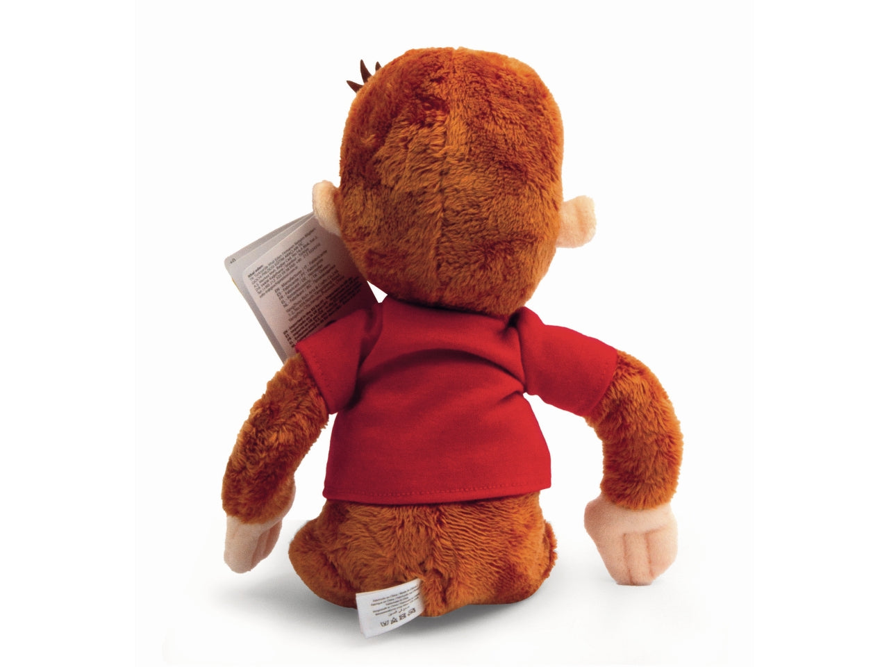 Peluche Curioso george 25cm tshirt rossa | Grandi Giochi