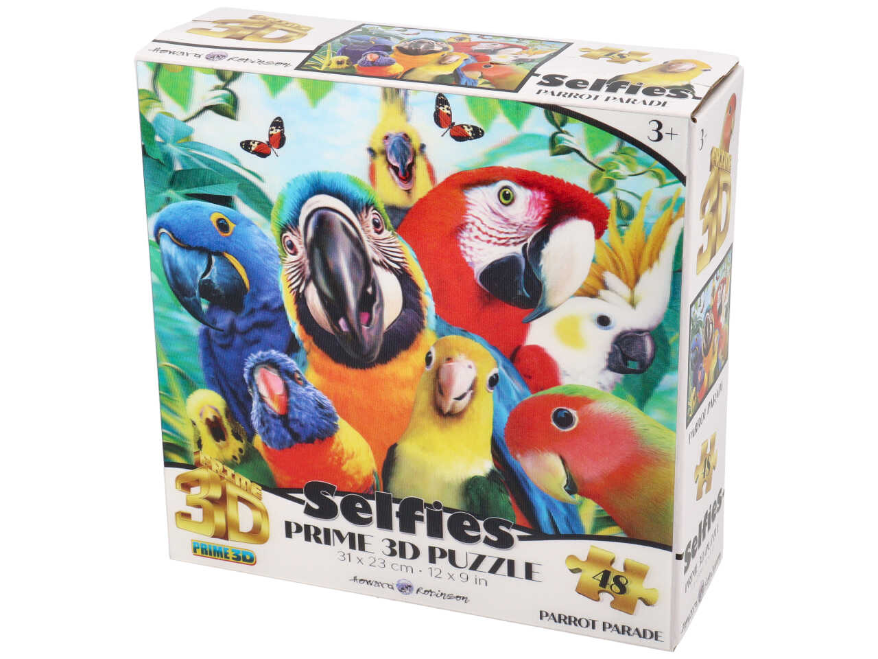 Puzzle 48 pezzi parrot paradise selfie per bambini dai 3 anni in su | Grandi Giochi