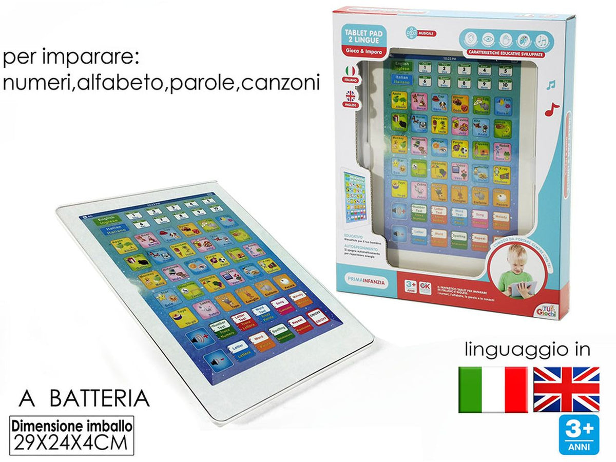 Tablet pad 2 lingue $