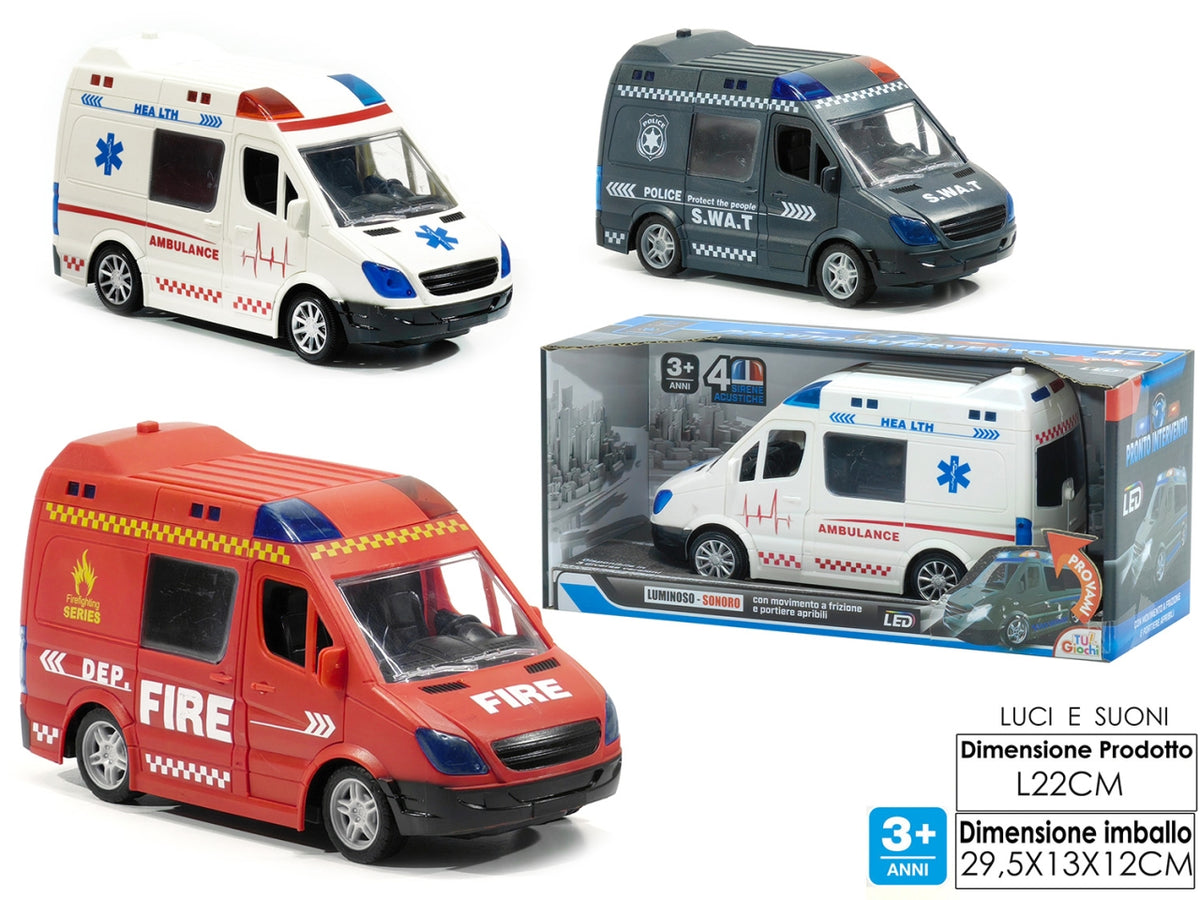 Automezzo pronto intervento 3 assortimenti