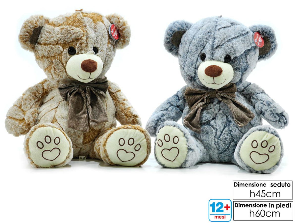 Peluche morbidosi orso h.45cm disponibile in 2 assortimenti$