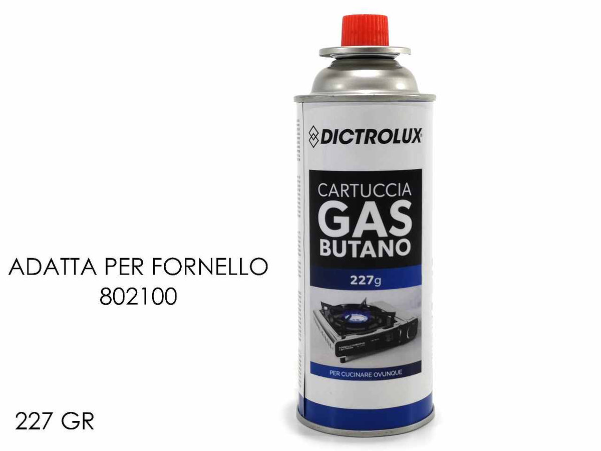 Gas butano cartuccia a valvola 227gr