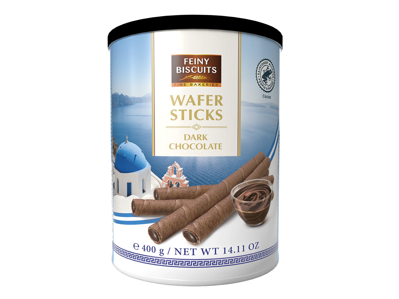 Feiny biscuits bastoncini di wafer con crema di cioccolata fondente 400gr