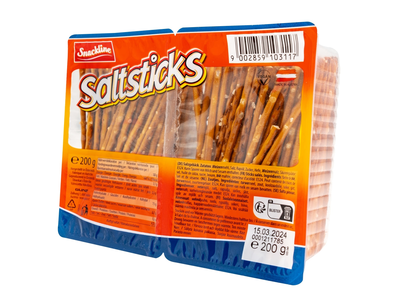 Bastoncini salati 200g